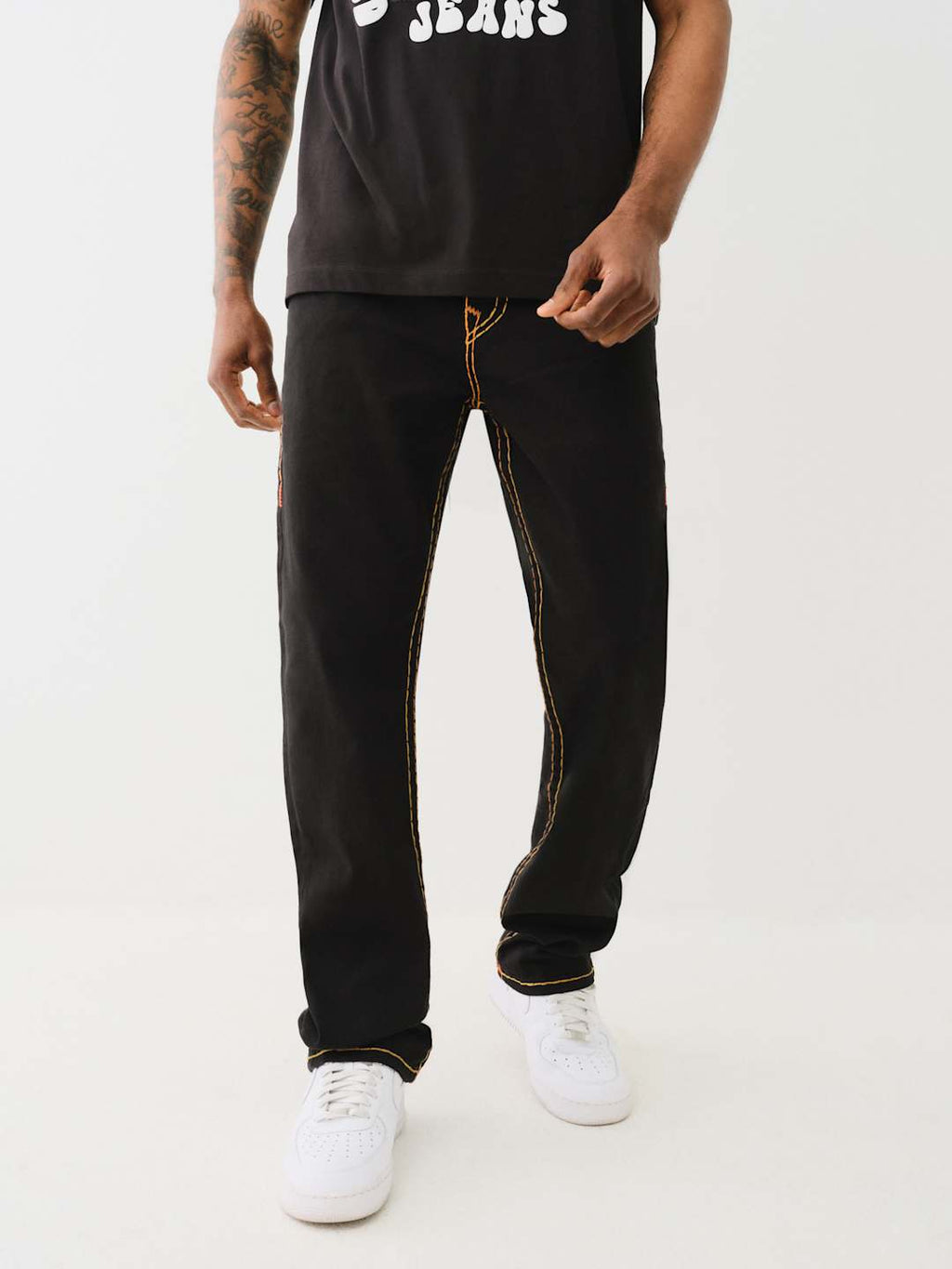 True Religion Ricky Jeans Super T Black Rinse