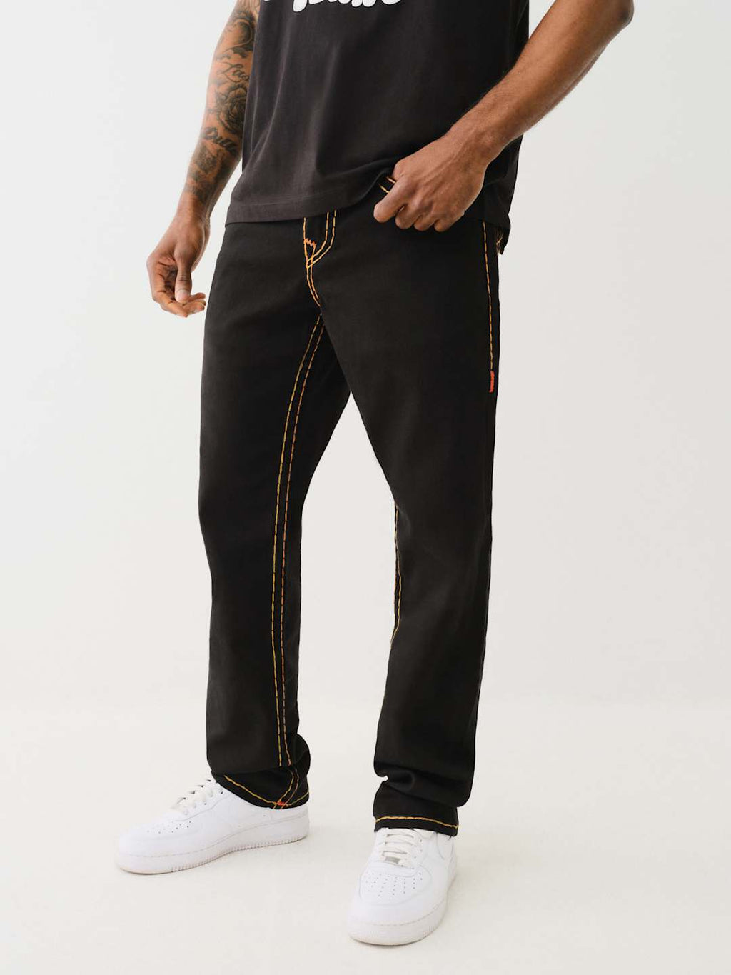 True Religion Ricky Jeans Super T Black Rinse