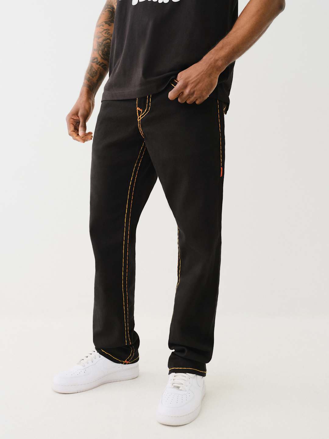 True Religion Ricky Jeans Super T Black Rinse