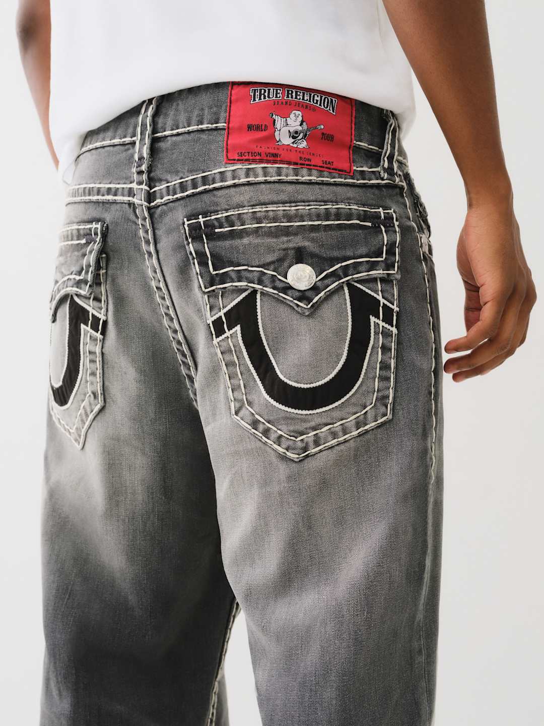 True Religion Vinny Jeans Super T Grey Wash