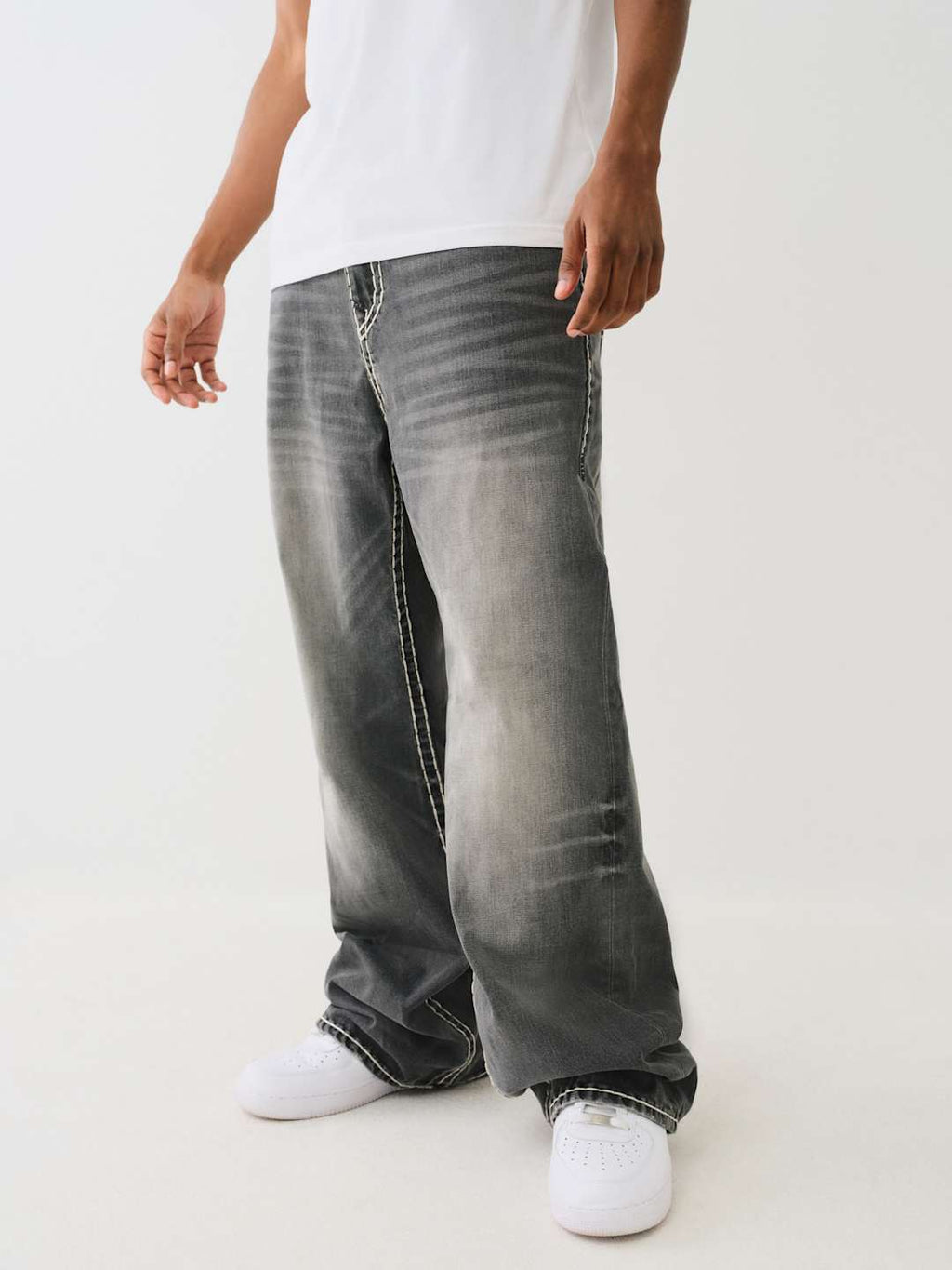 True Religion Vinny Jeans Super T Grey Wash