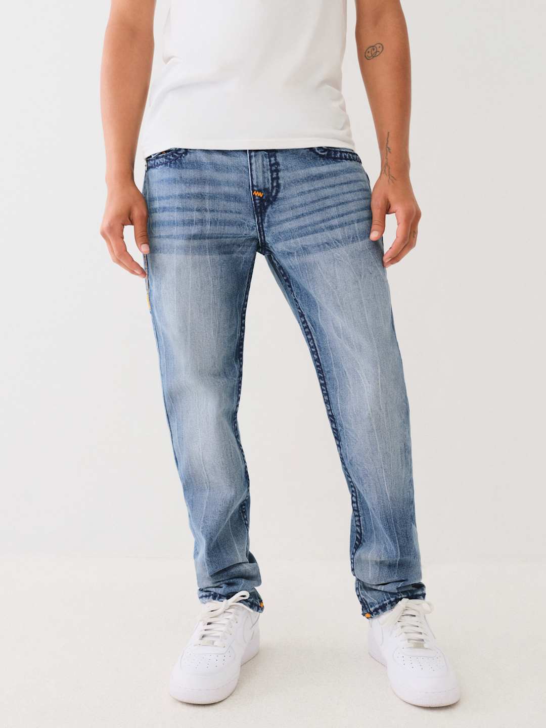 True Religion Rocco Jeans Super T Calico Medium Wash