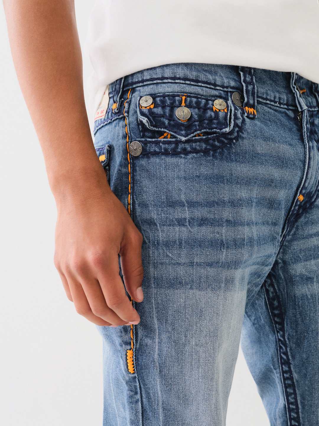 True Religion Rocco Jeans Super T Calico Medium Wash