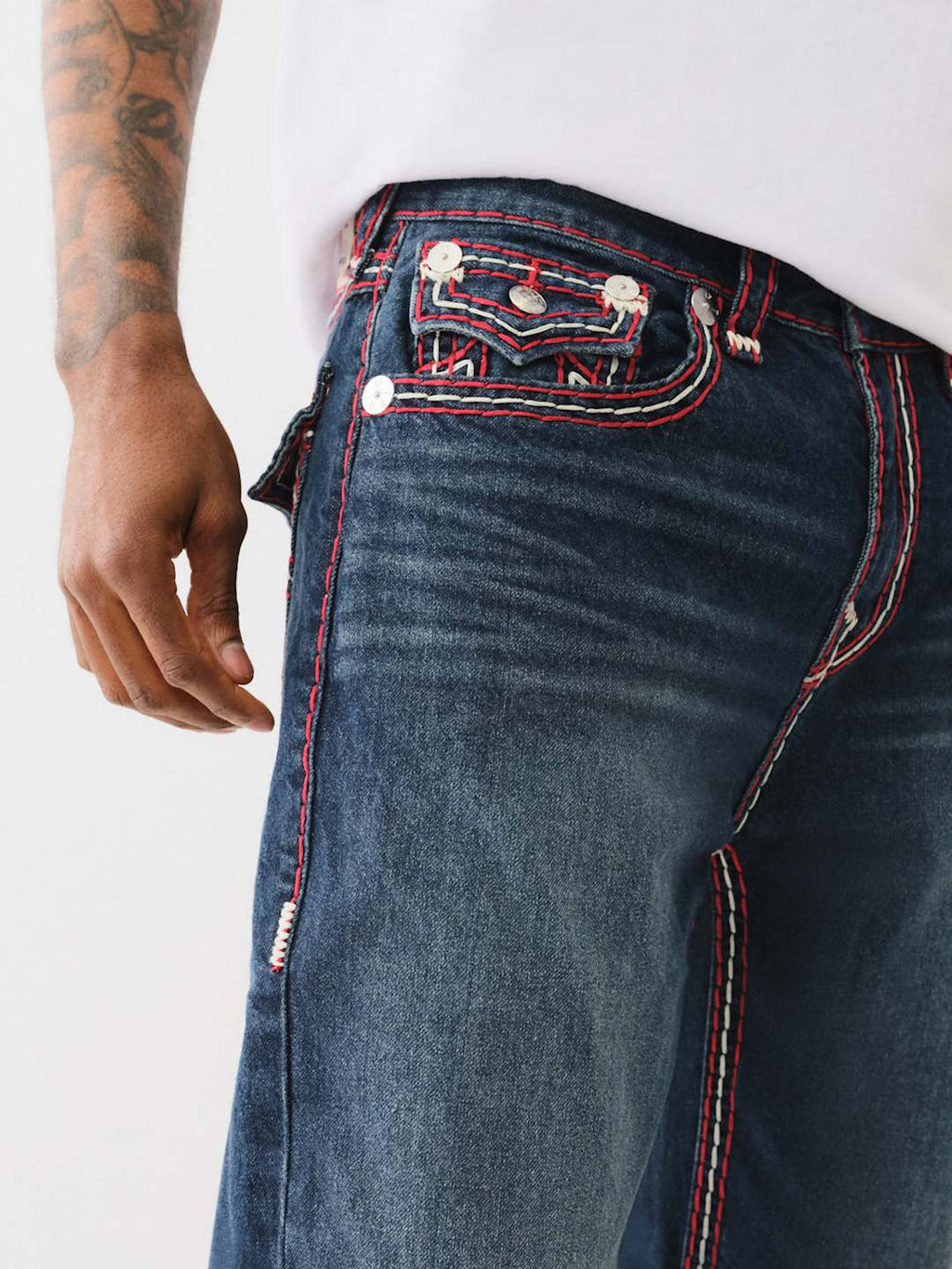 Tre Religion Bobby Jeans Flap Tulare Dark Wash