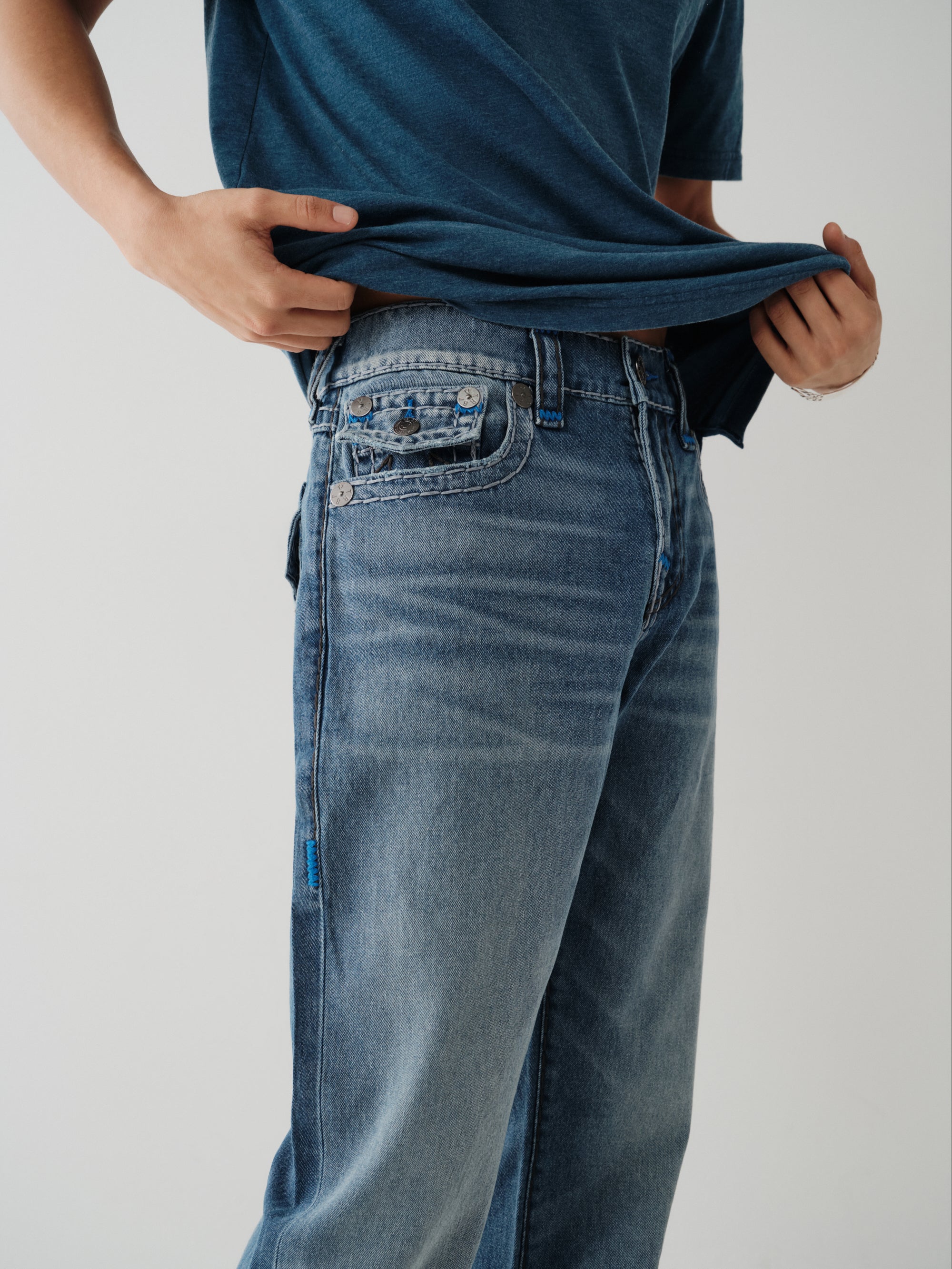 Geno Super T Stitch Slim Jean