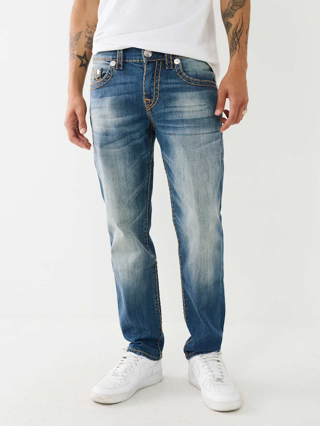 True Religion Geno Jeans Caspien Sea Medium Wash
