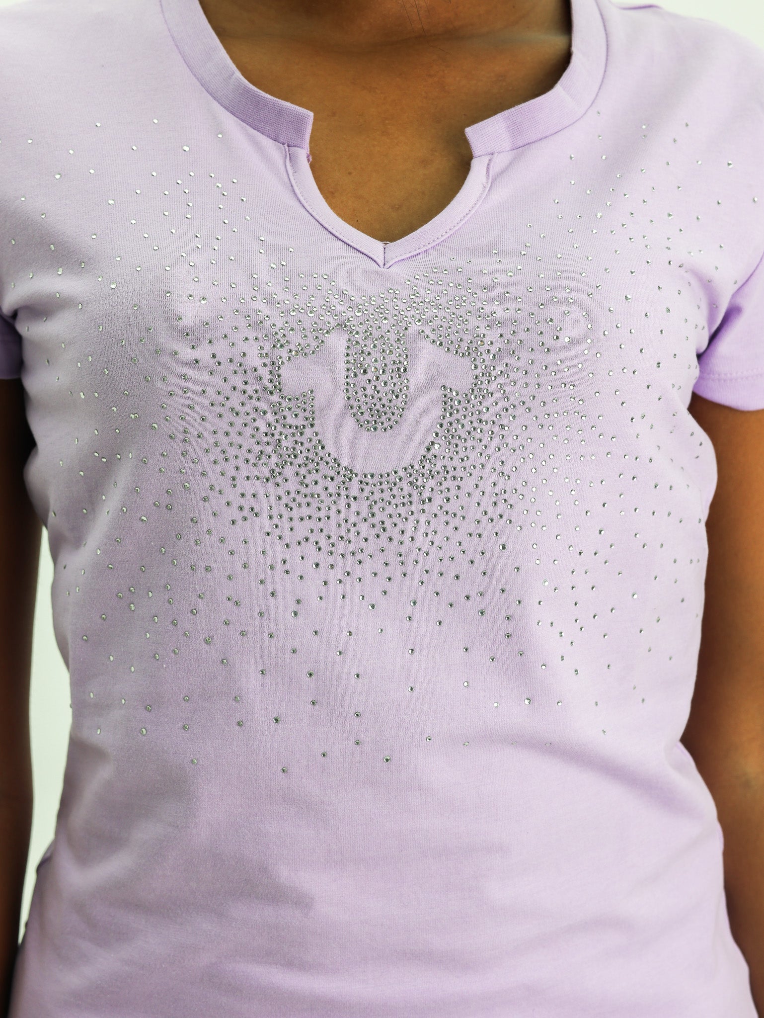 True Religion Crystal Hs Tee Lavendula