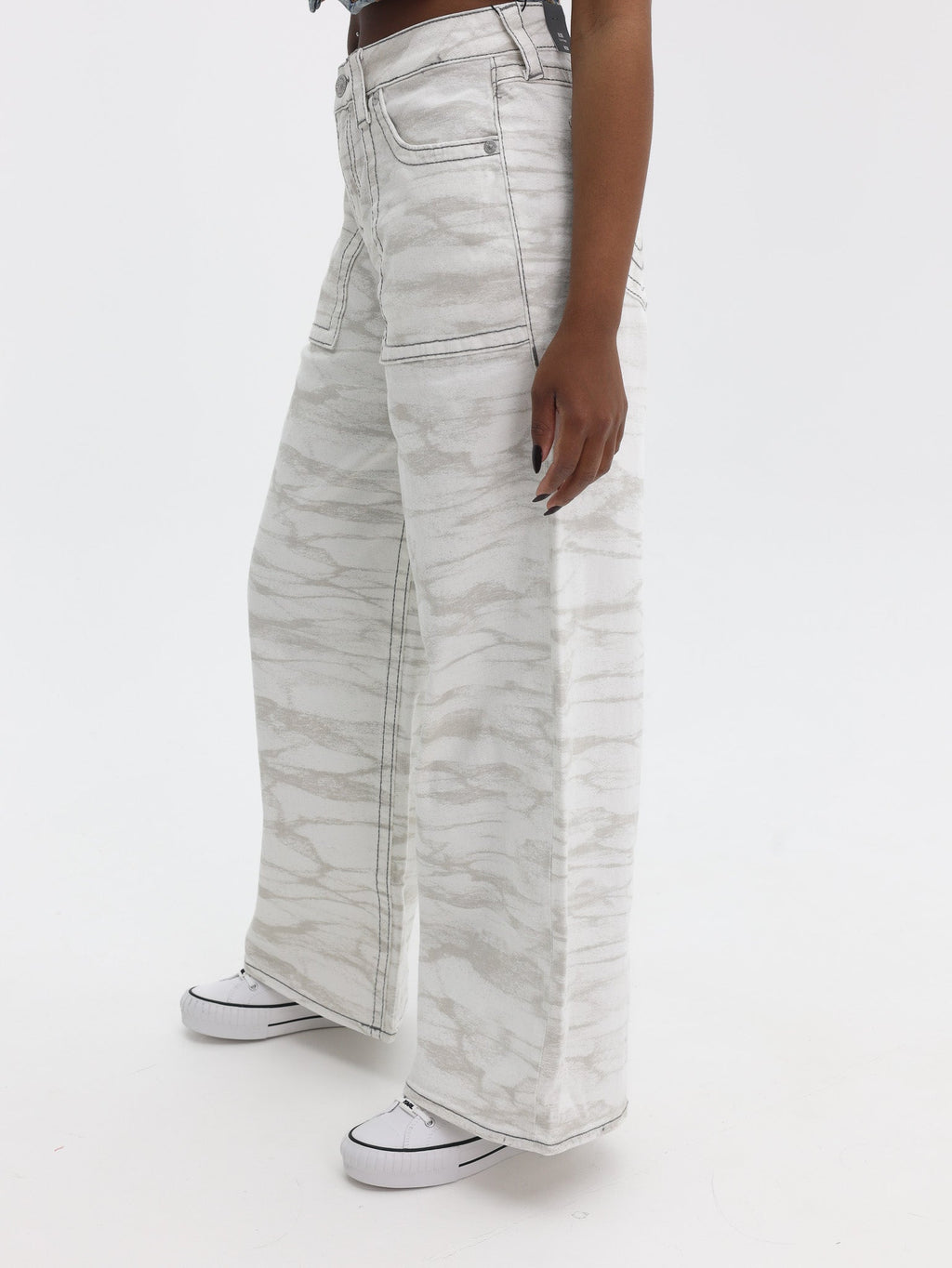 True Religion Zipper Jessie Baggy Flap Big T Coxon