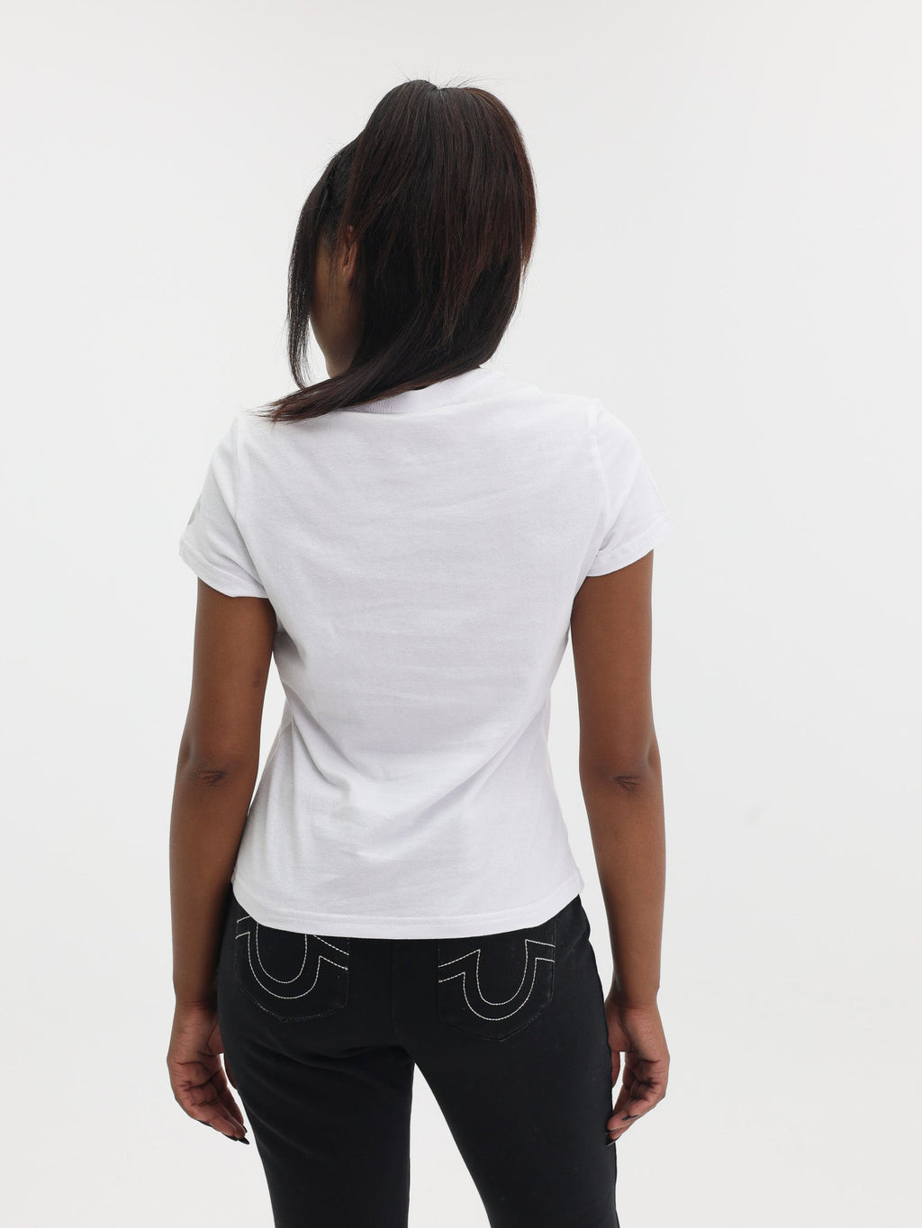 True Religion Irides Tr Crew Tee White