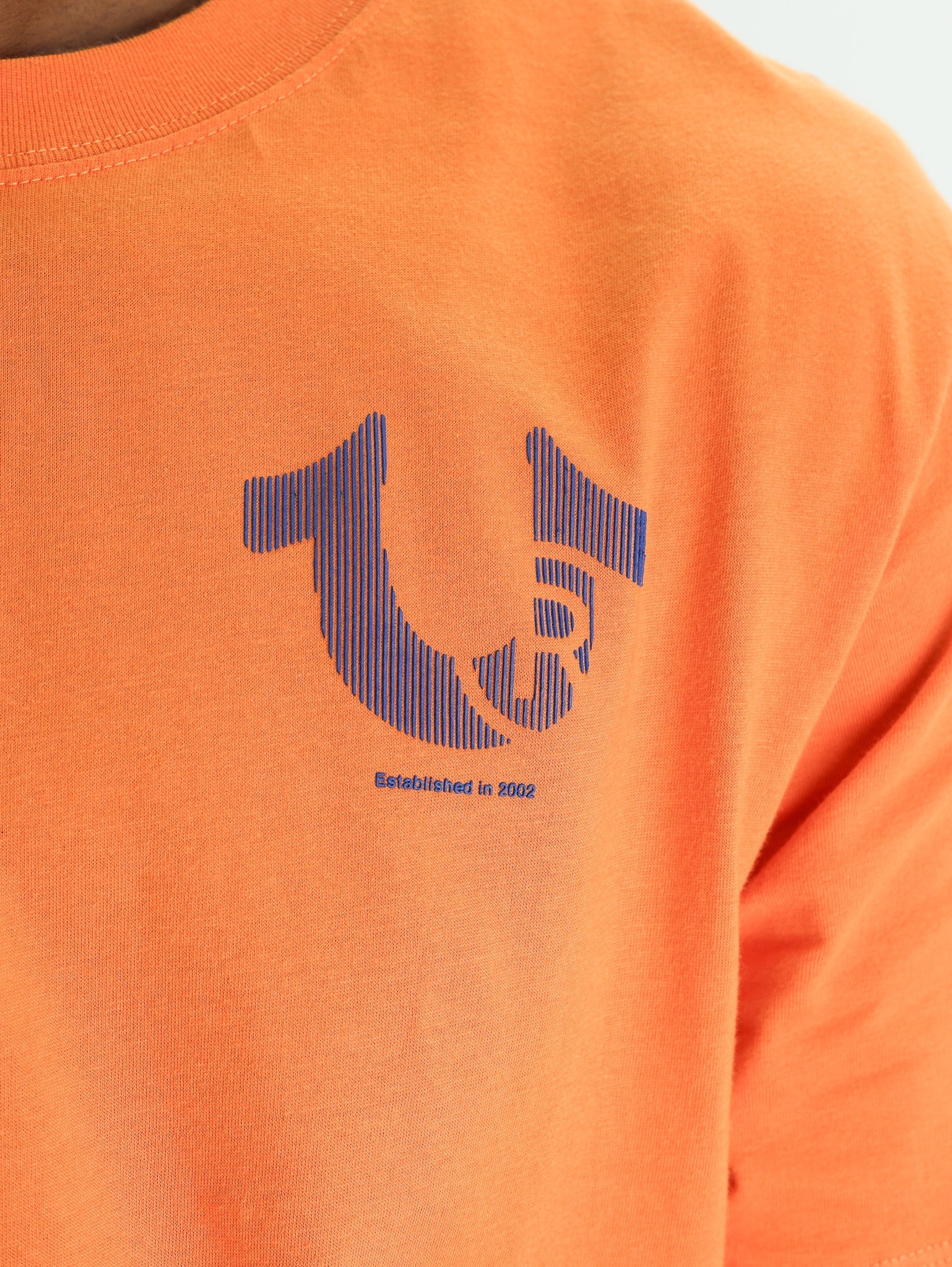 True Religion Ss Tr Space Tee Orange Ochre