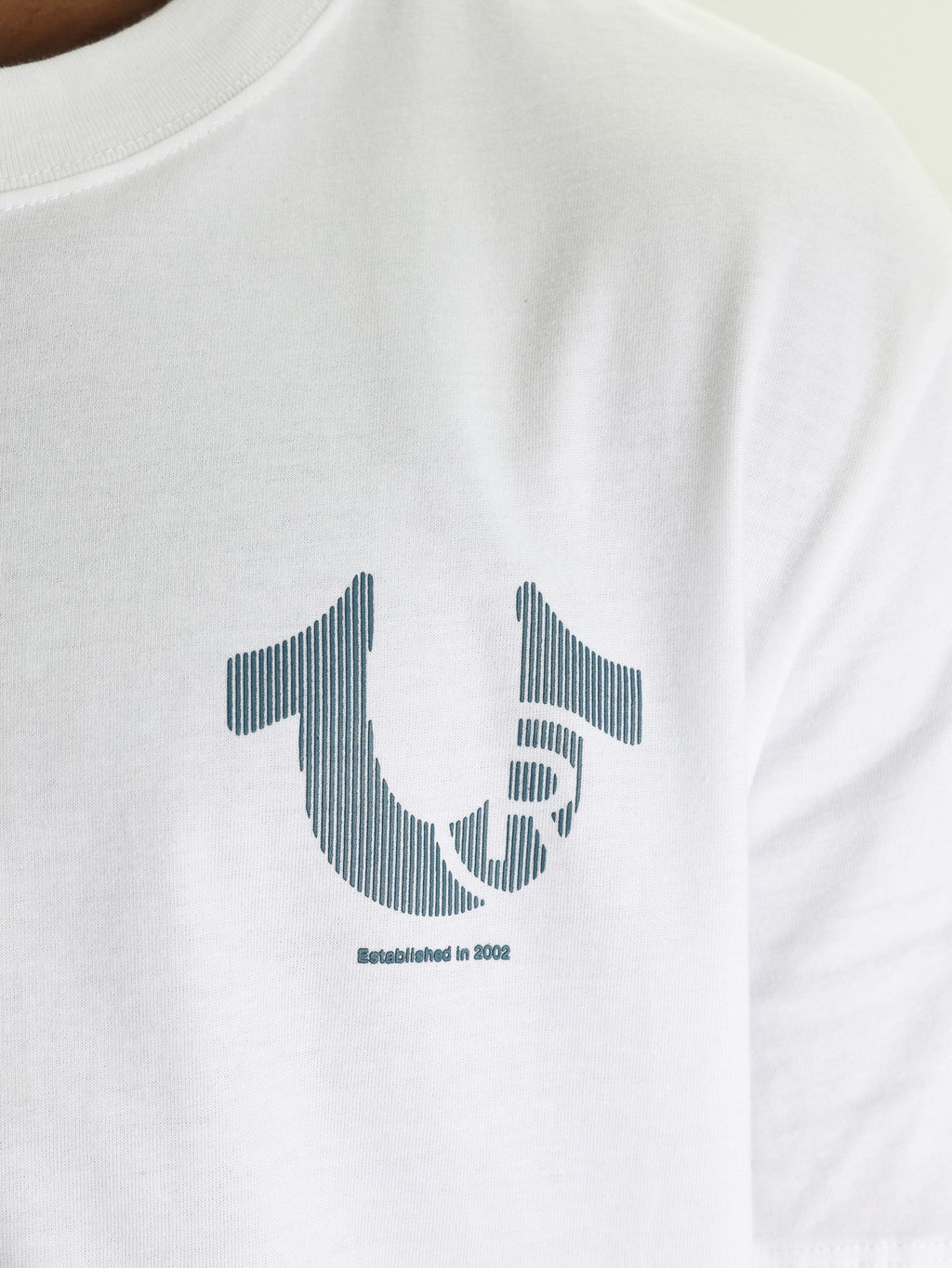 True Religion Ss Tr Space Tee Optic White