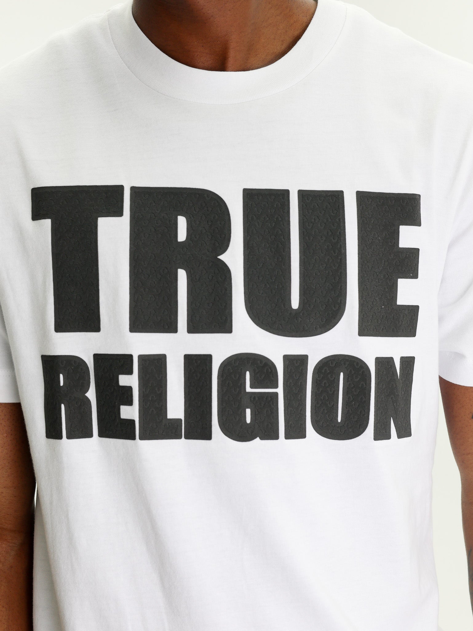 True Religion High Low Hd Tee White
