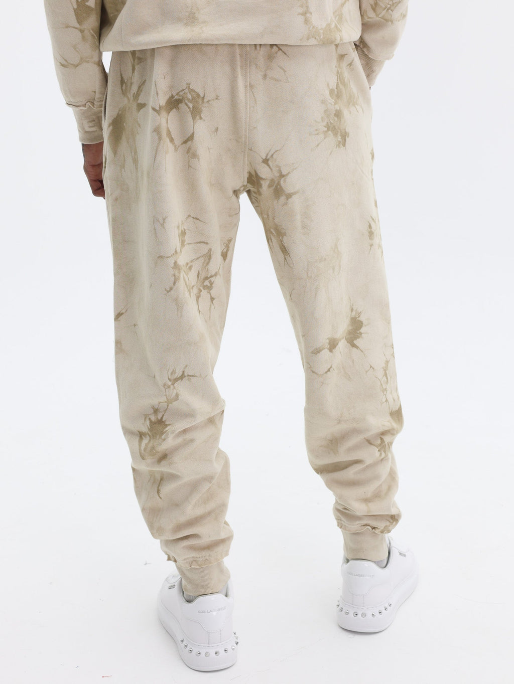 True Religion Debossed Rib Jogger Tapioca