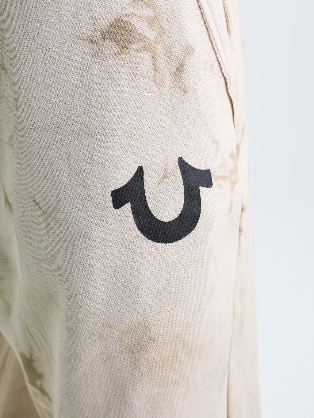 True Religion Debossed Rib Jogger Tapioca