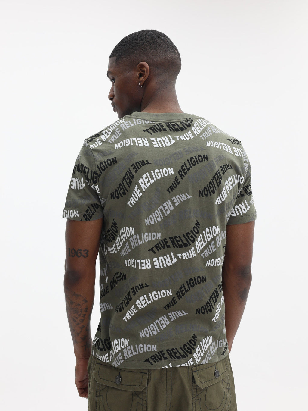 True Religion Wavy Aop Tee Kalamata
