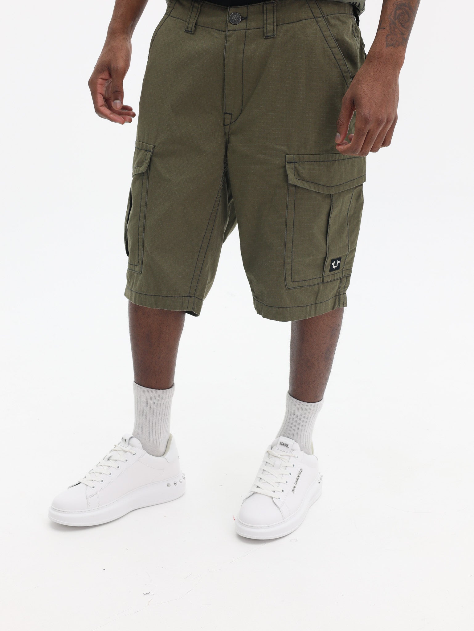 True Religion Ripstop Sn Cargo Flap Short Kalamata