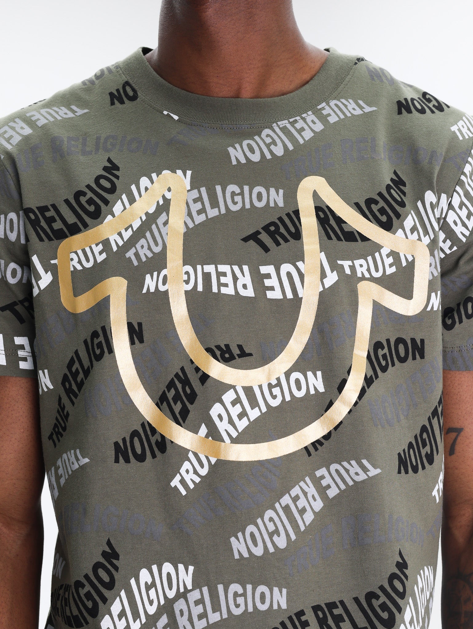 True Religion Wavy Aop Tee Kalamata