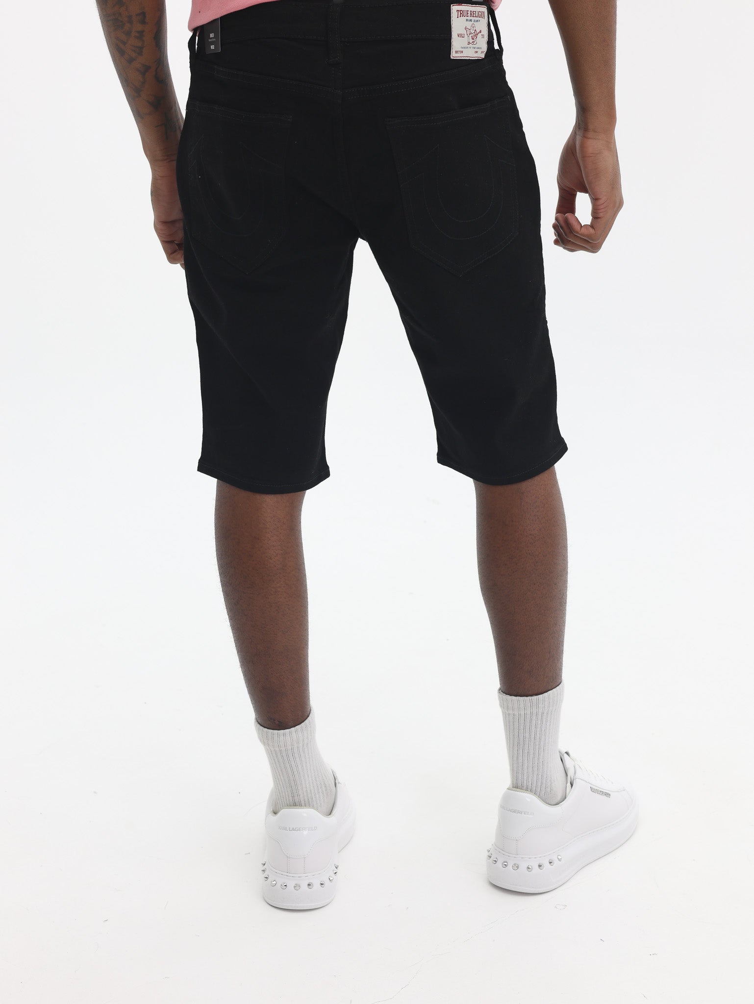 True Religion Rocco Moto Short 2Sb Black Rinse