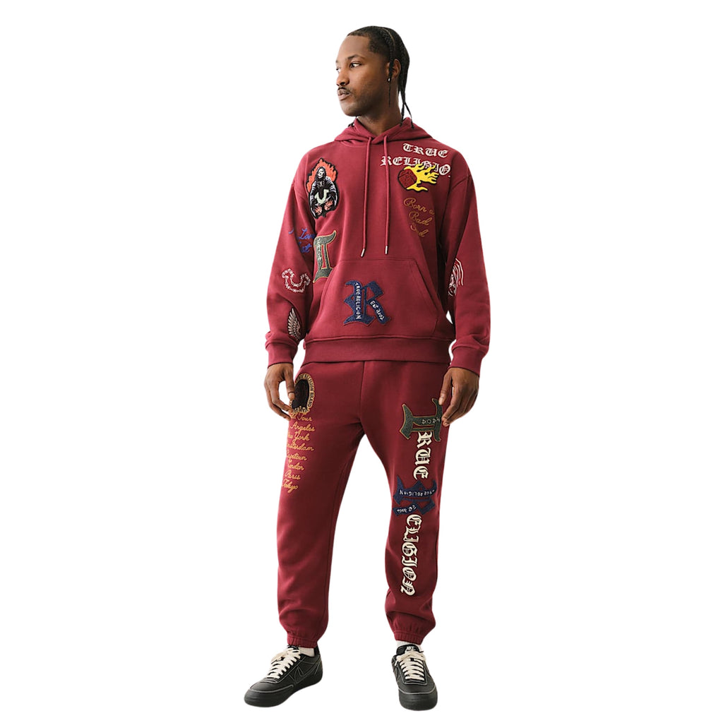 TRUE RELIGION SWEATER PATCH EMBRO HOODIE BROADWAY
