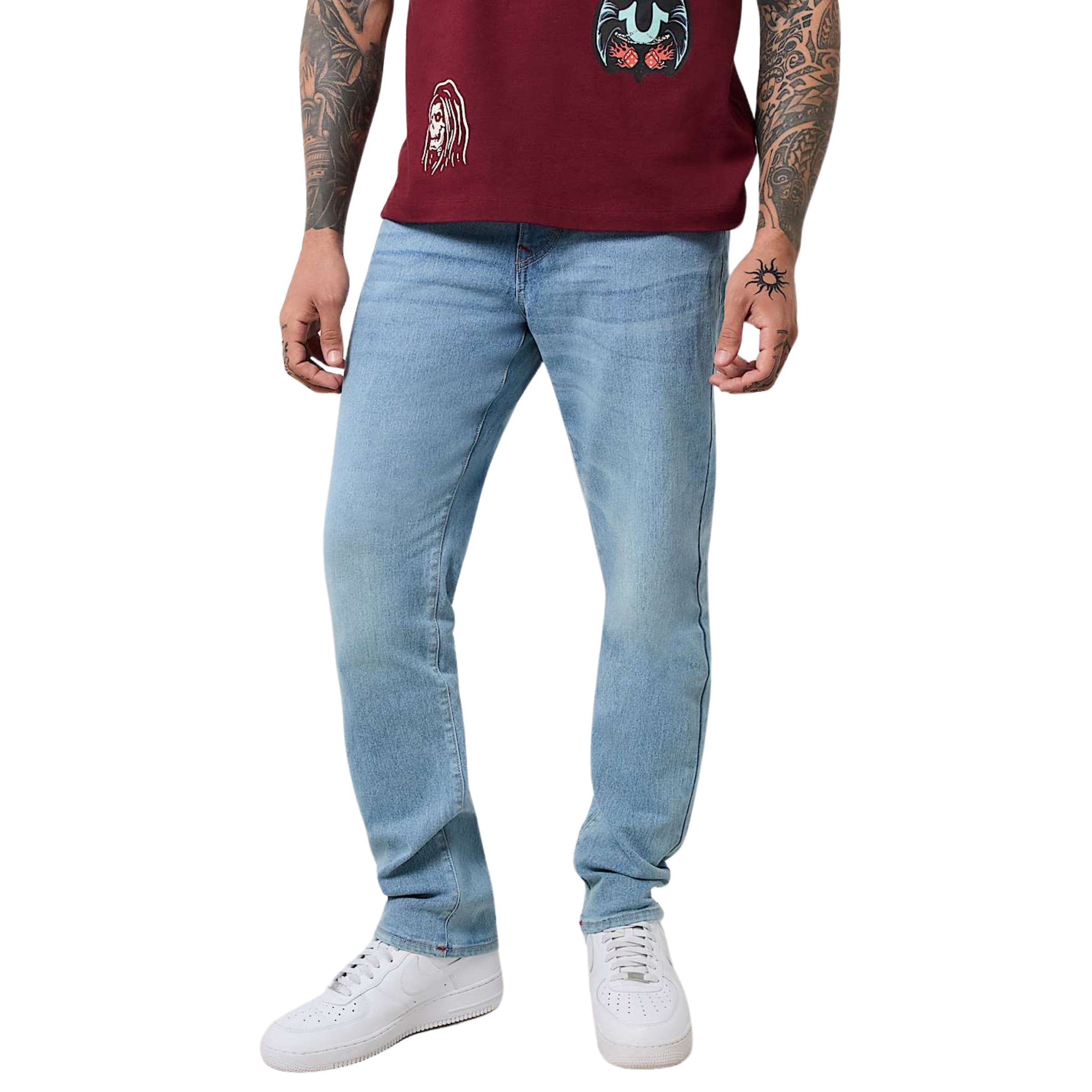 TRUE RELIGION GENO SN SLIM LIGHT COOL WASH