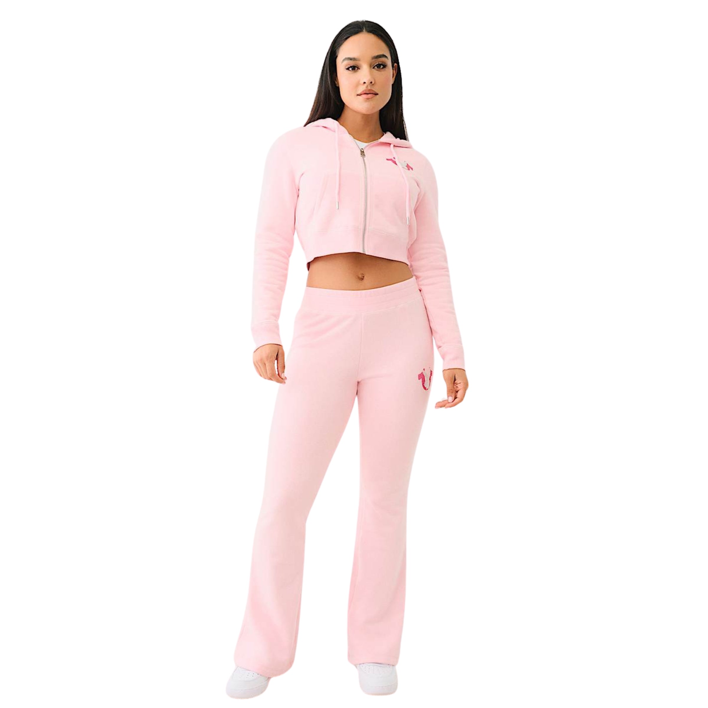 TRUE RELIGION TRXPB CRYSTAL MR BOOTCUT PANTS ORCHID PINK