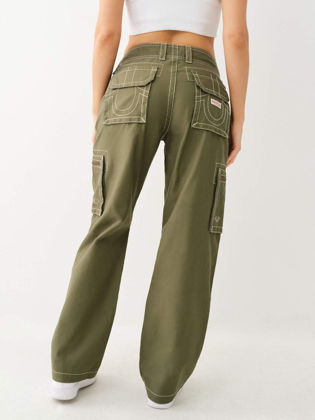 True Religion Military Cargo Pants Zipper Kalamata