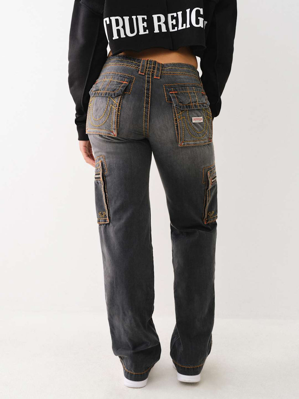 True Religion Cargo Pants Ladies Zipper Military Marseille