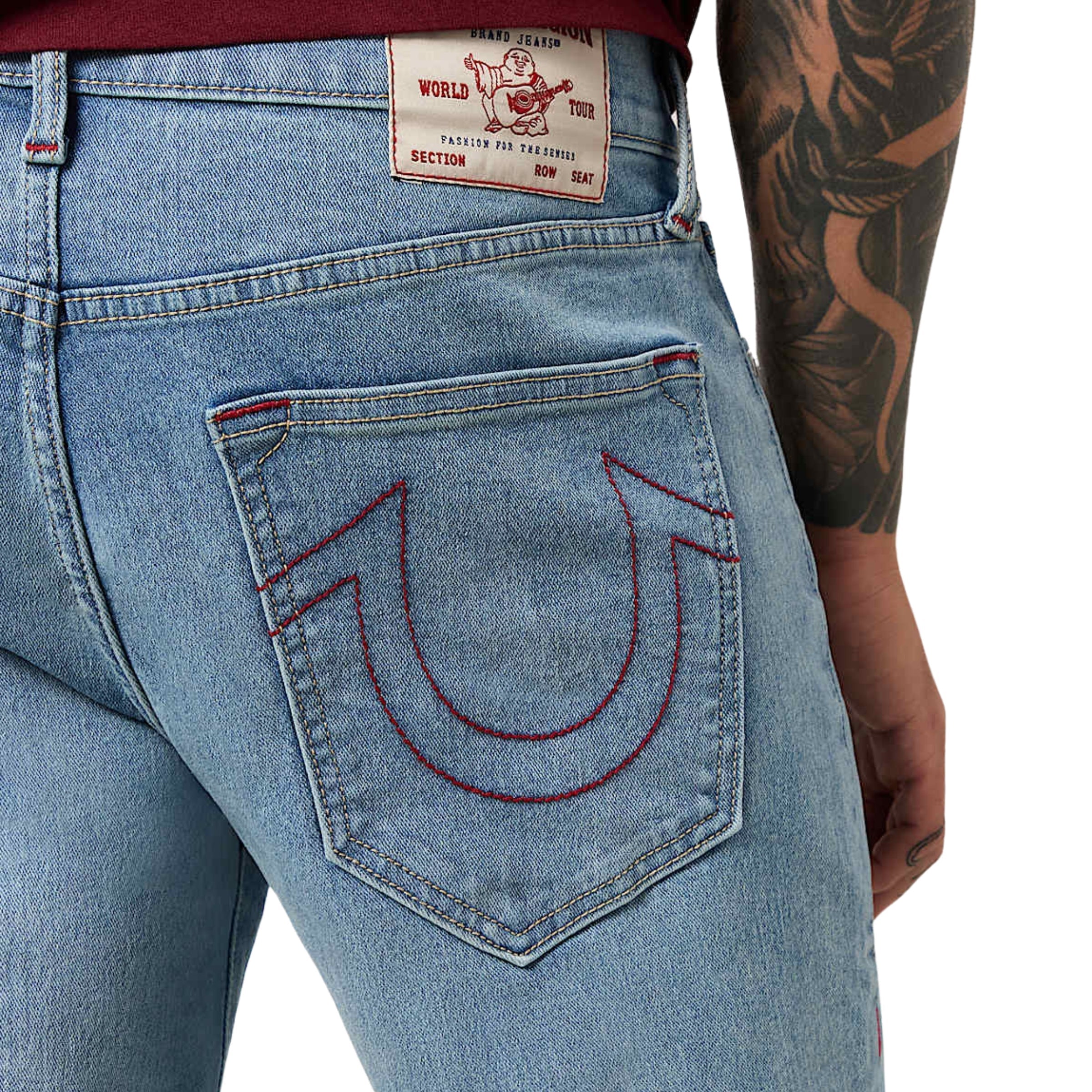 TRUE RELIGION GENO SN SLIM LIGHT COOL WASH