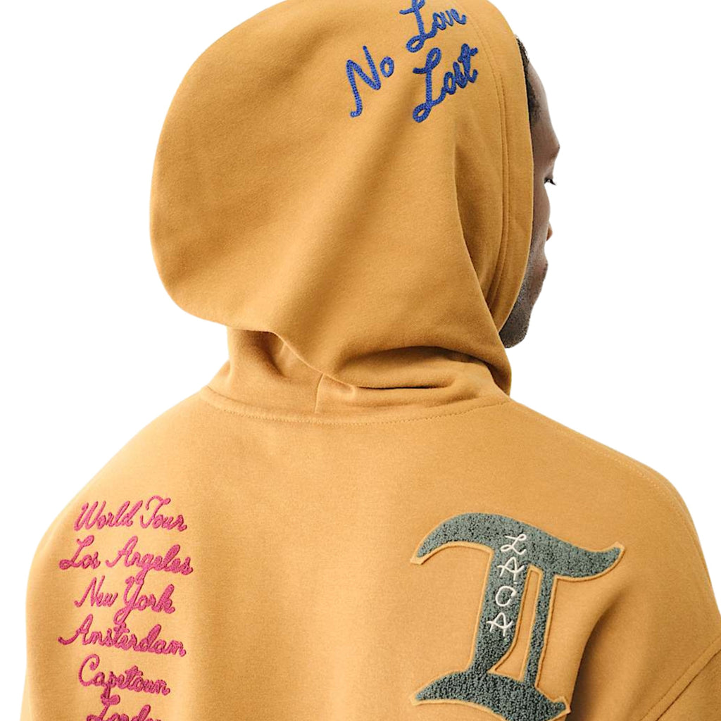 TRUE RELIGION SWEATER PATCH EMBRO HOODIE CARAMEL