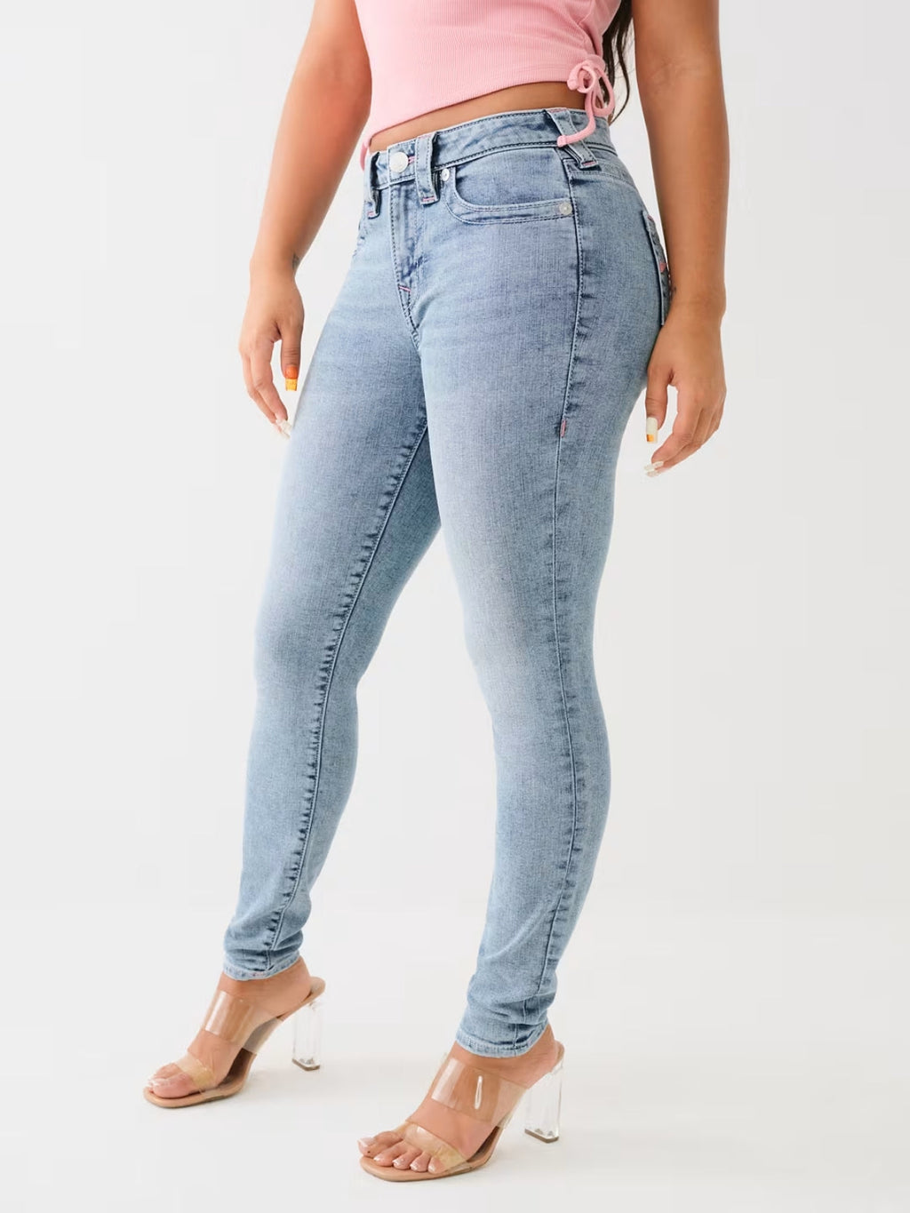 True Religion Jenny Jeans Super Skinny Peak Spot