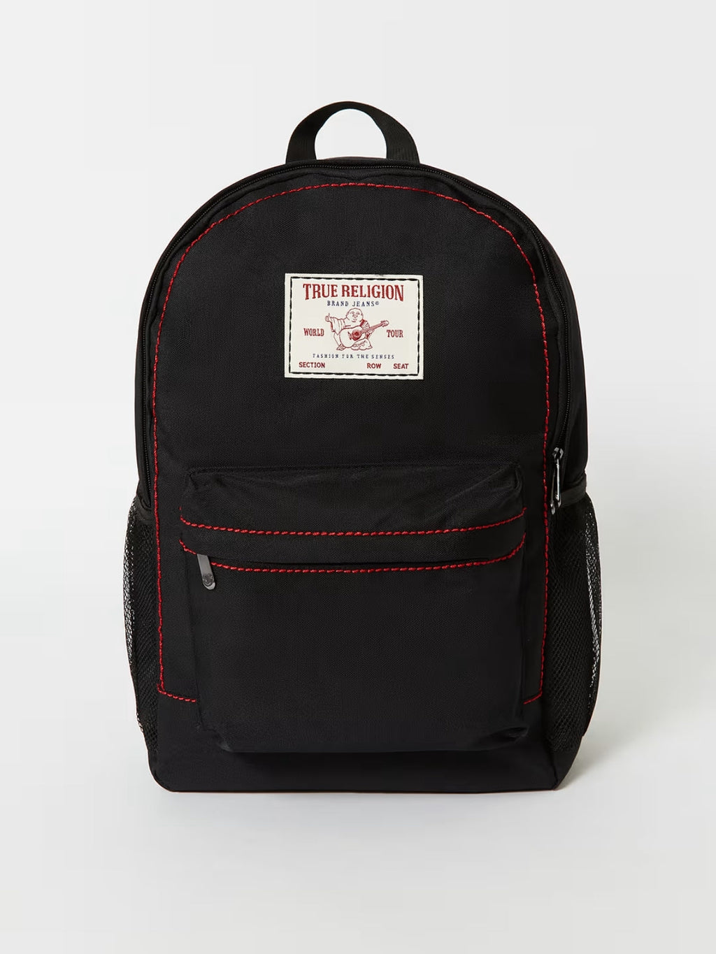 True Religion Big T Bag Backpack Black-Red