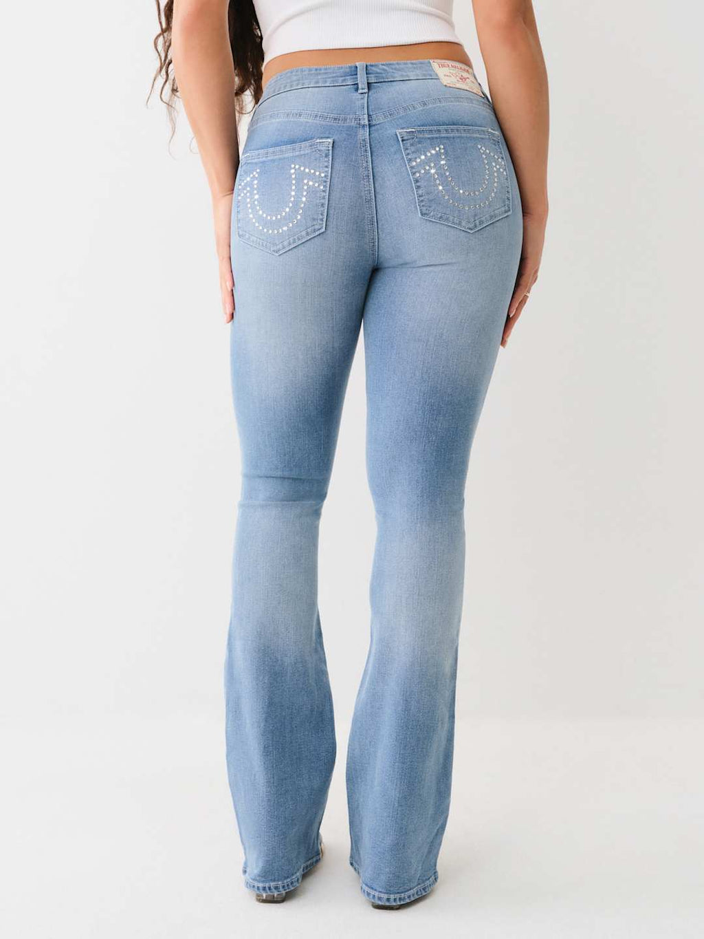 True Religion Becca Jeans Crystal Bootcut Light Wash