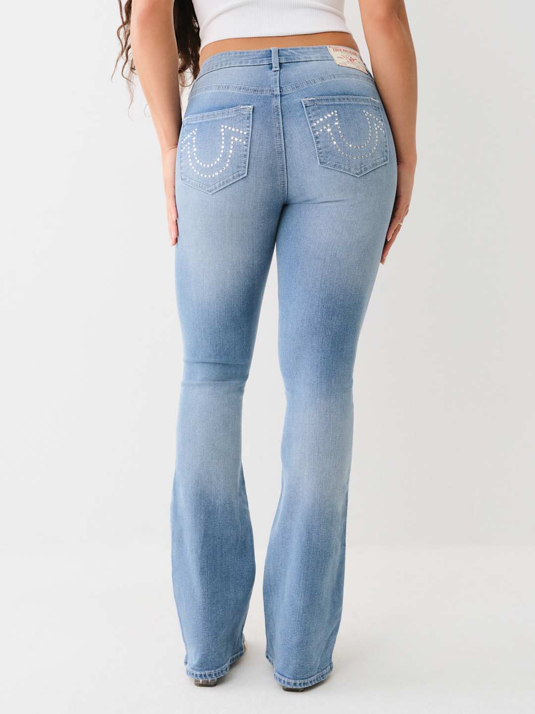 True Religion Becca Jeans Crystal Bootcut Light Wash