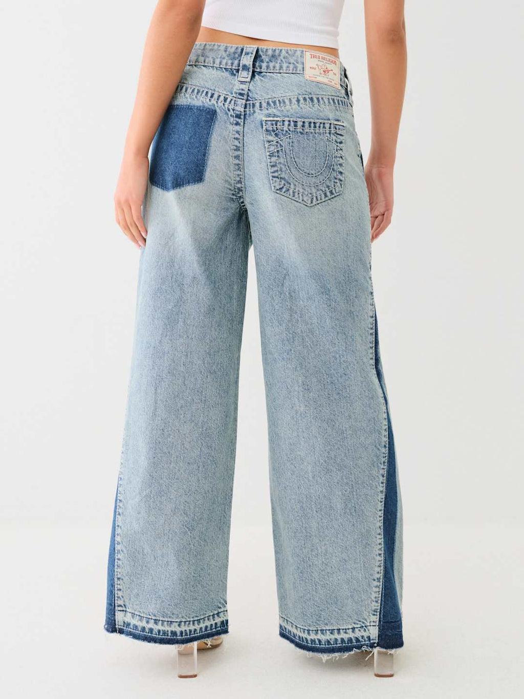 True Religion Jessie Jeans Upcycled Big T Giselle