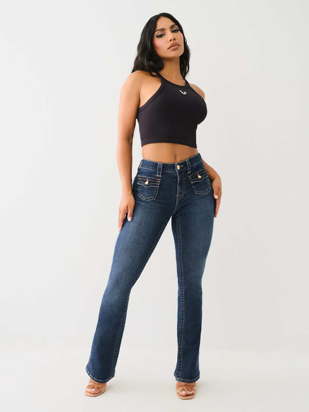 True Religion Becca Jeans Mr Bootcut Flap Mira