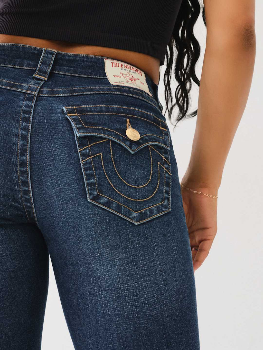 True Religion Becca Jeans Mr Bootcut Flap Mira