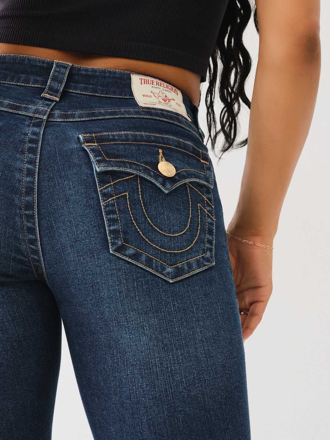 True Religion Becca Jeans Mr Bootcut Flap Mira