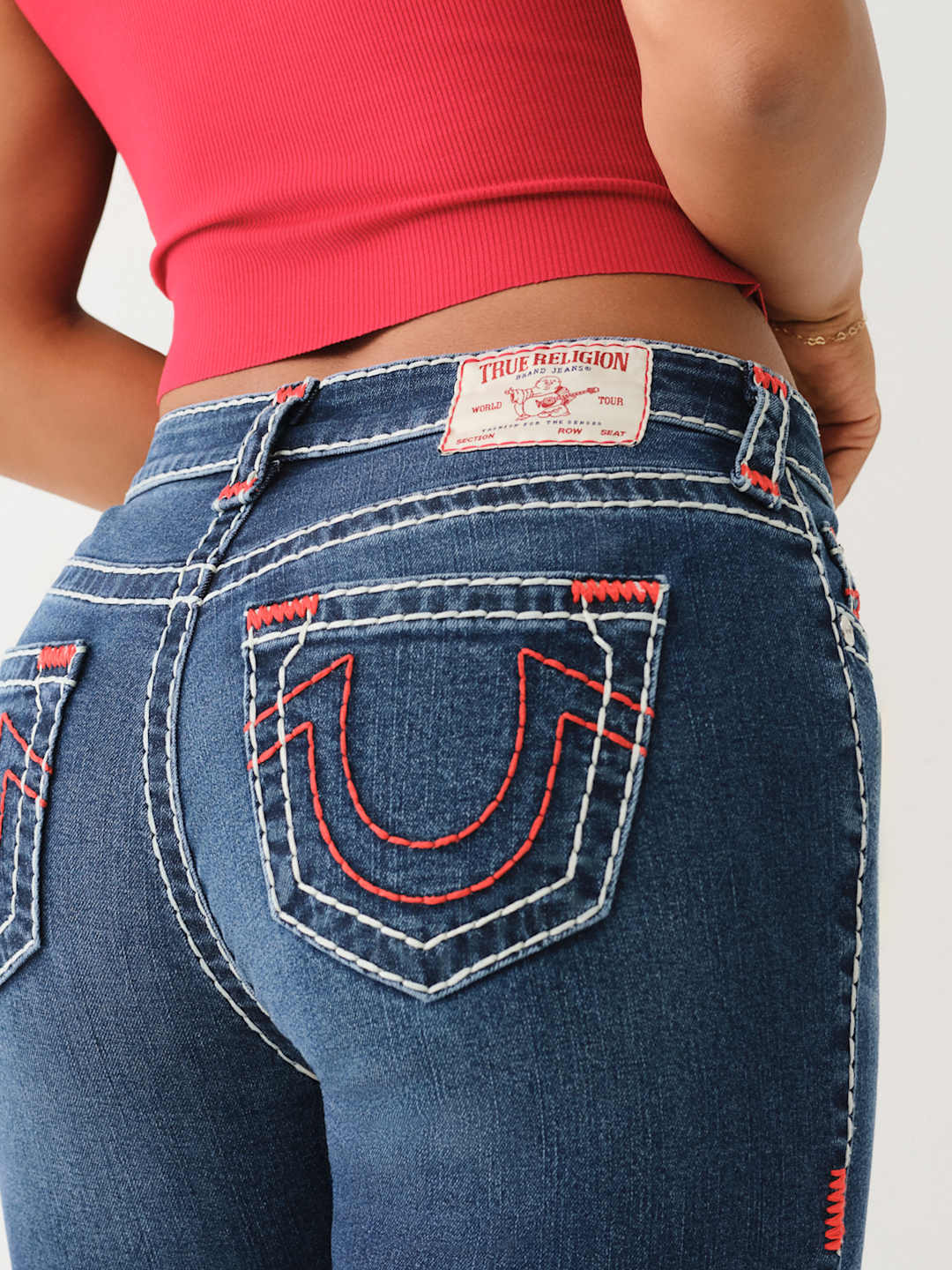 True Religion Jennie Jeans Mid Rise Skinny Mira