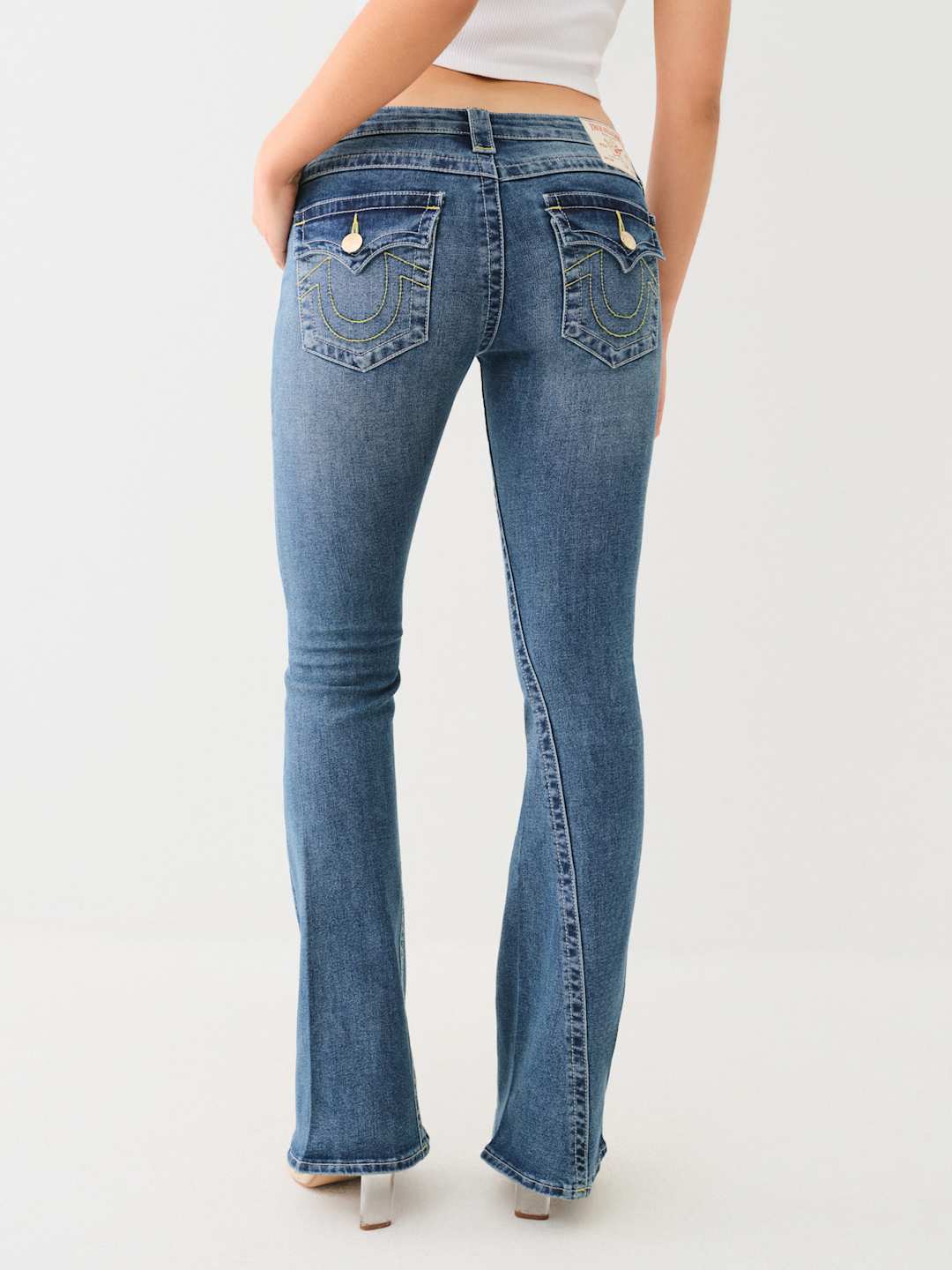 True Religion Joey Jeans Low Rise Flare Arabella