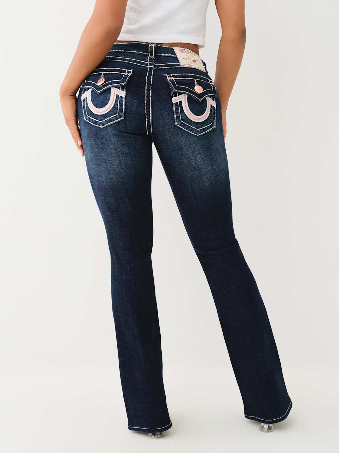 True Religion Becca Jeans Mr Boot Super T Dark Stone Fox