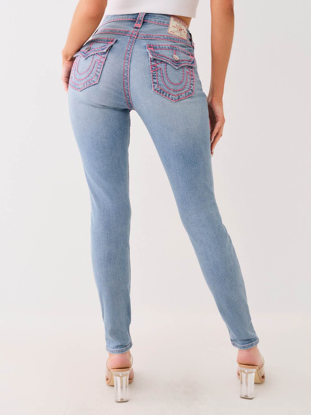 True Religion Jennie Jeans Mr Skinny Flap San Clemente