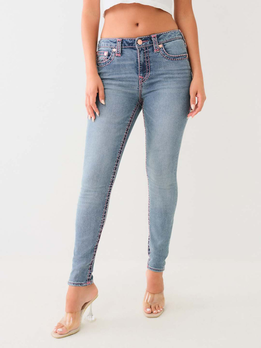 True Religion Jennie Jeans Pickstitch Alindra Way