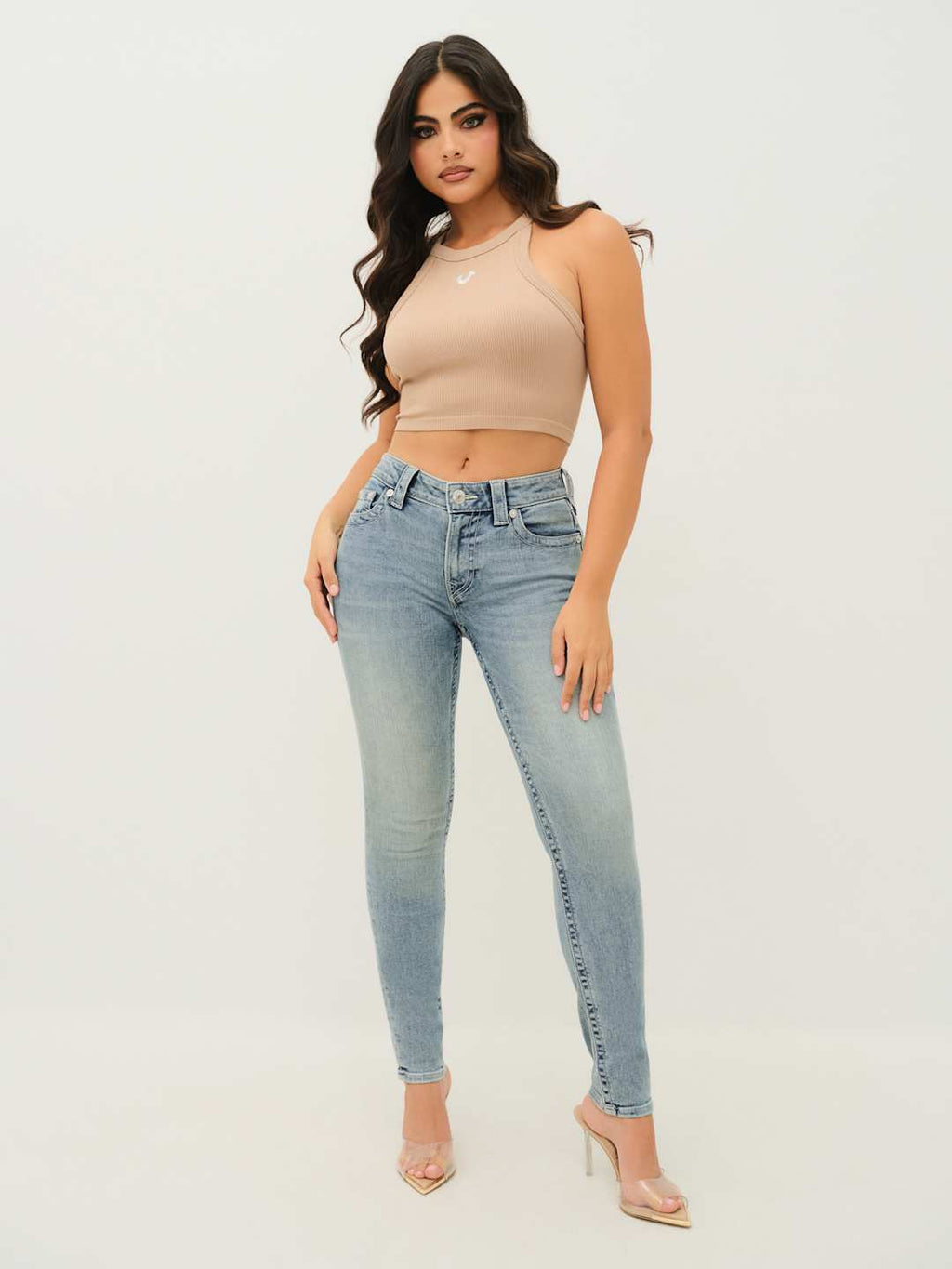 True Religion Jennie Jeans Mr Curvy Skinny Indigo