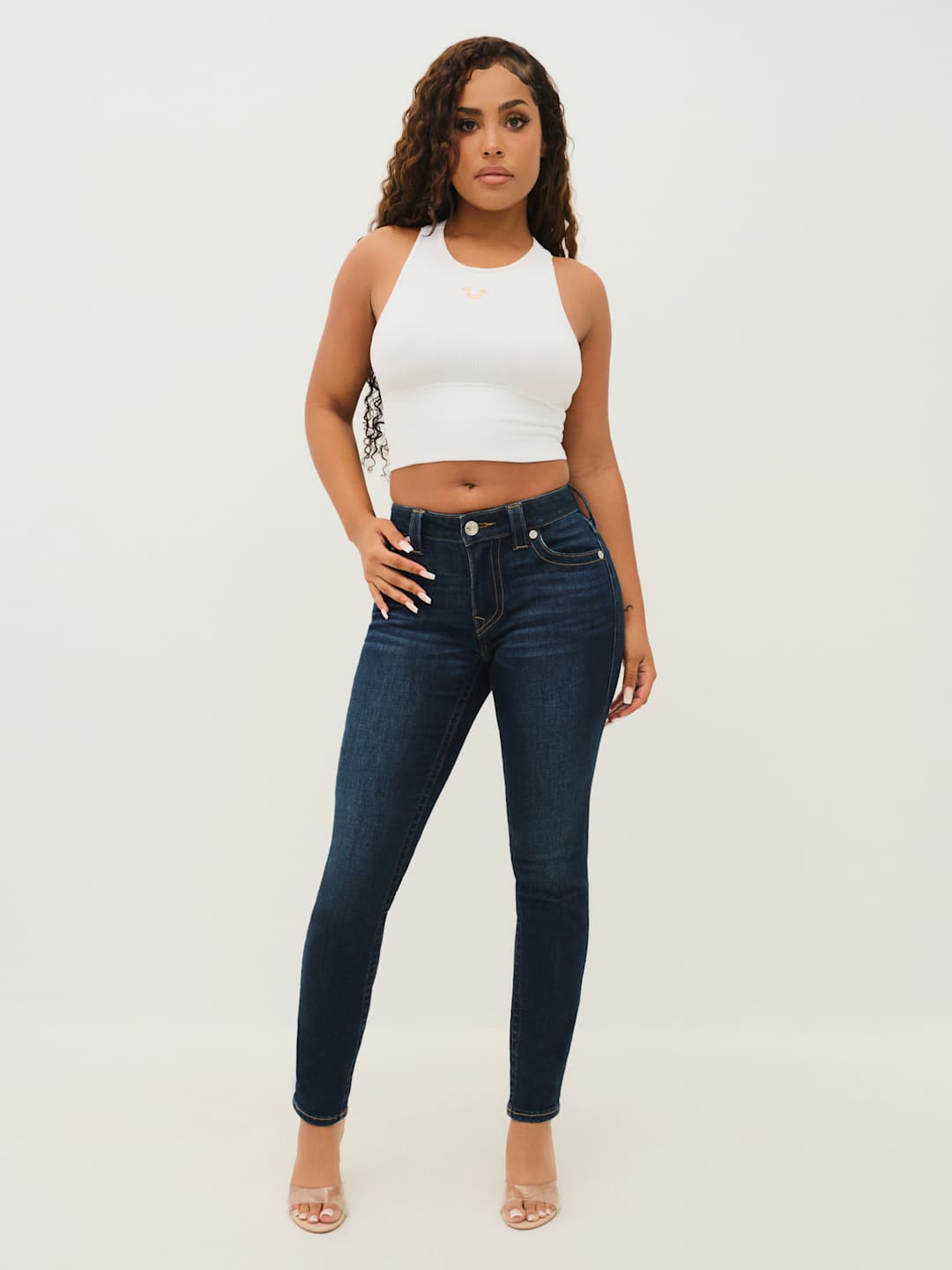 True Religion Jennie Jeans Mr Curvy Skinny Indigo Upgrade