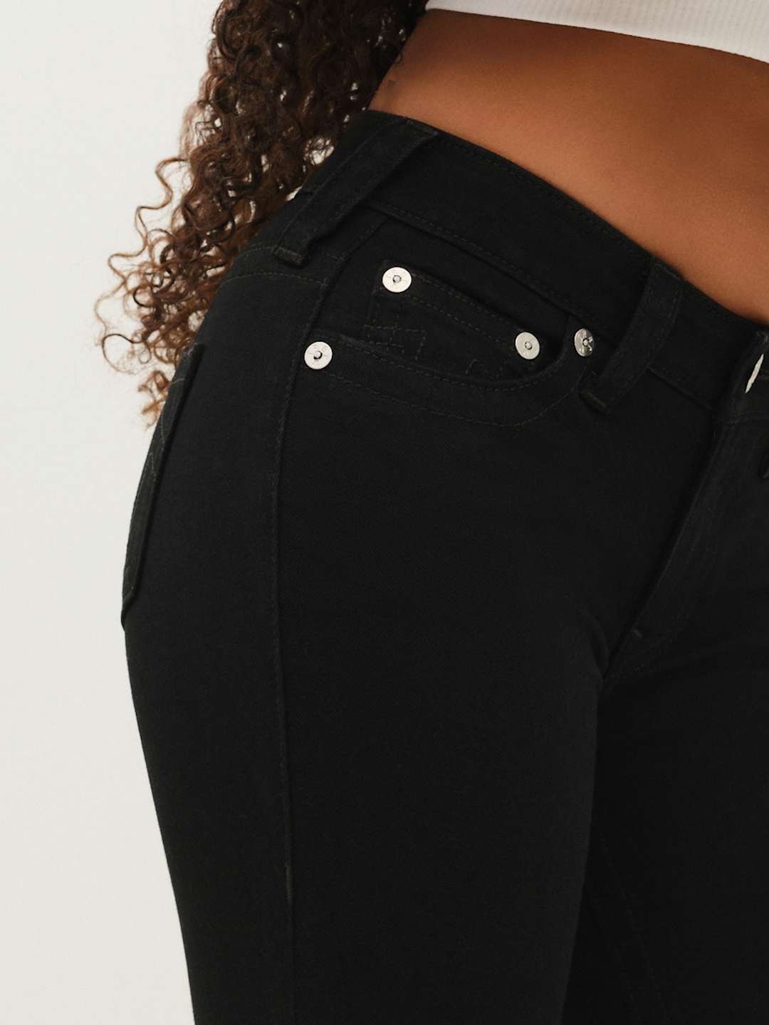 True Religion Jennie Jeans Mr Curvy Skinny Black Rinse