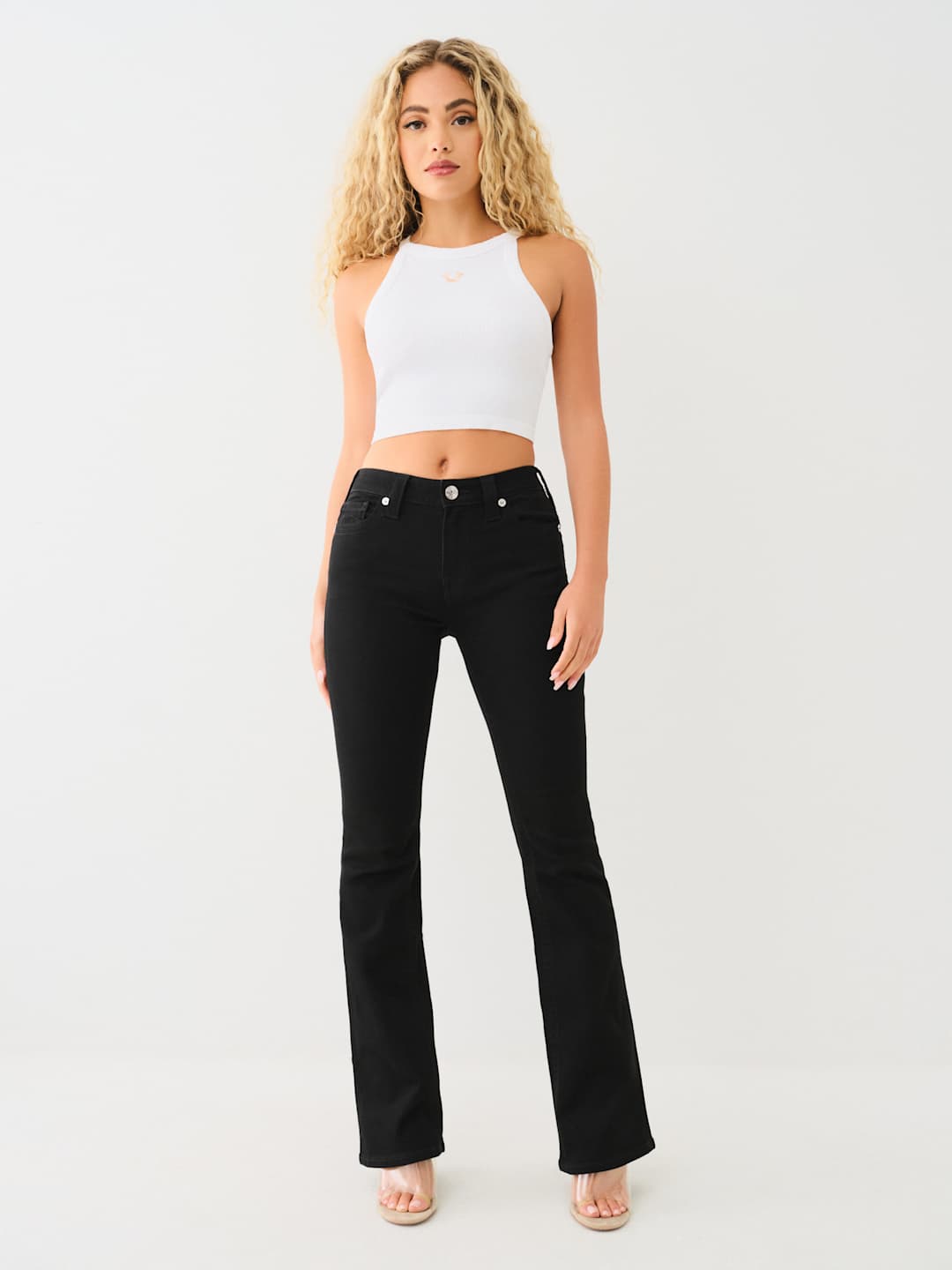 True Religion Becca Jeans Mr Boot Black Rinse