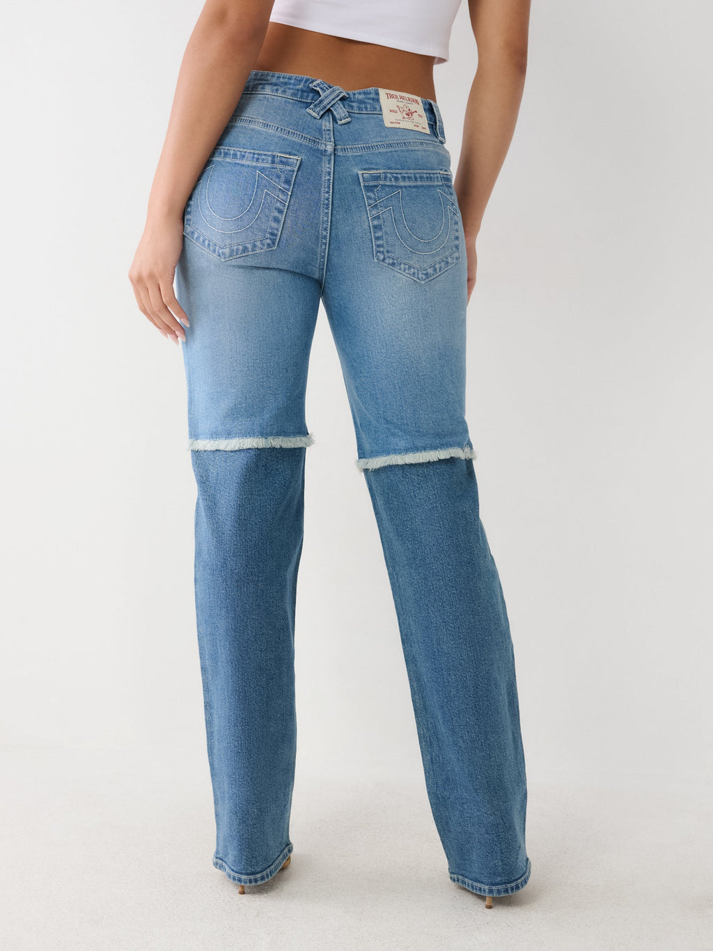 Paneled Straight Jean