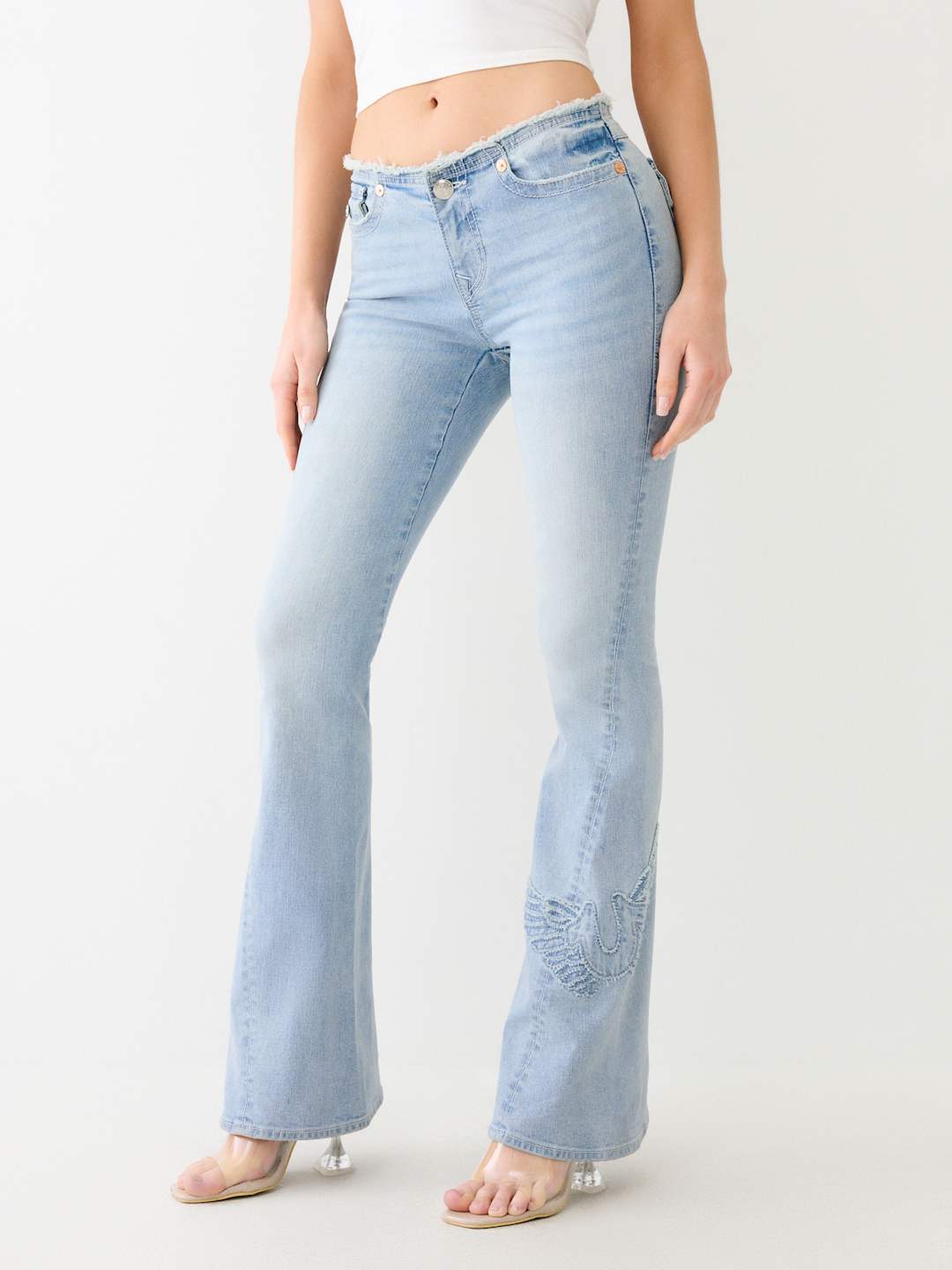 True Religion Joey Low Rise Flare Lucerne
