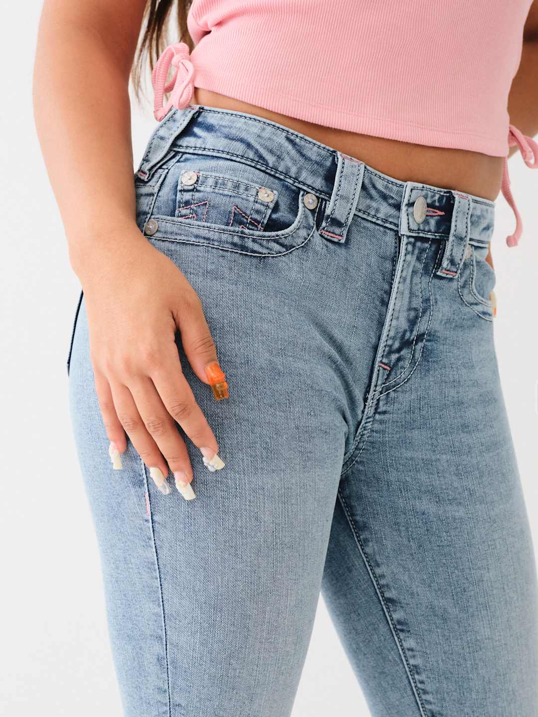 True Religion Jenny Jeans Super Skinny Peak Spot