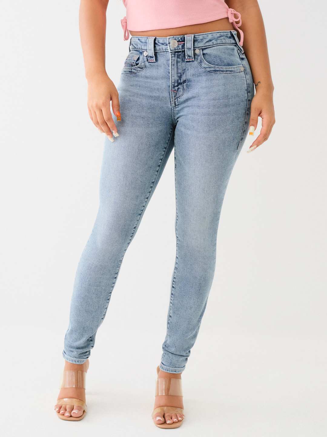 True Religion Jenny Jeans Super Skinny Peak Spot